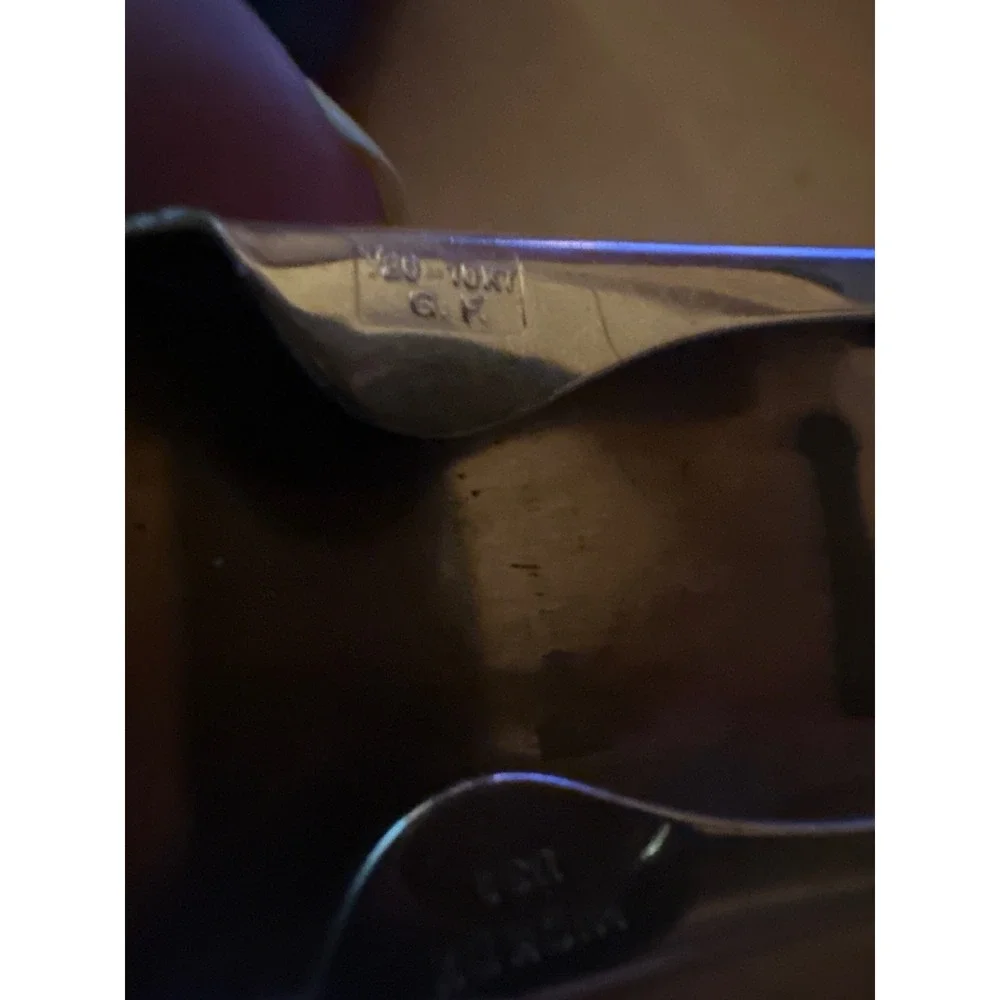 Vintage Hickok USA 1/20 10KT Gold Filled Monogram R Money Clip Engraved Brushed